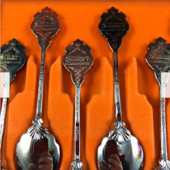 VTG 7 Silverplated Teaspoons Souvenir Australia Animals Featherdale Perfection - Picture 9 of 10